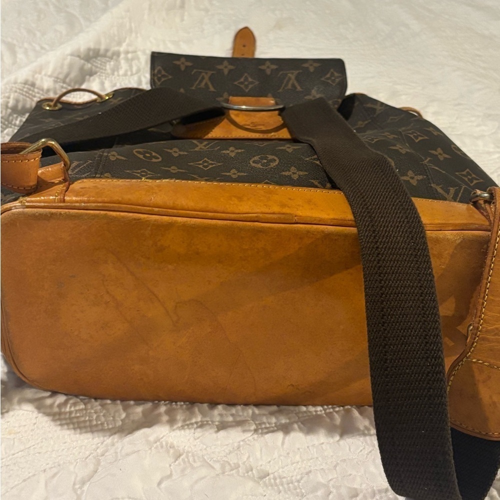 Vintage Louis Vuitton Brown Monogram MM Backpack - Picture 10 of 15